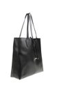 GUESS-Γυναικεία τσάντα ώμου διπλής όψης BOBBI LARGE INSIDE OUT TOTE μαύρη-ασημί